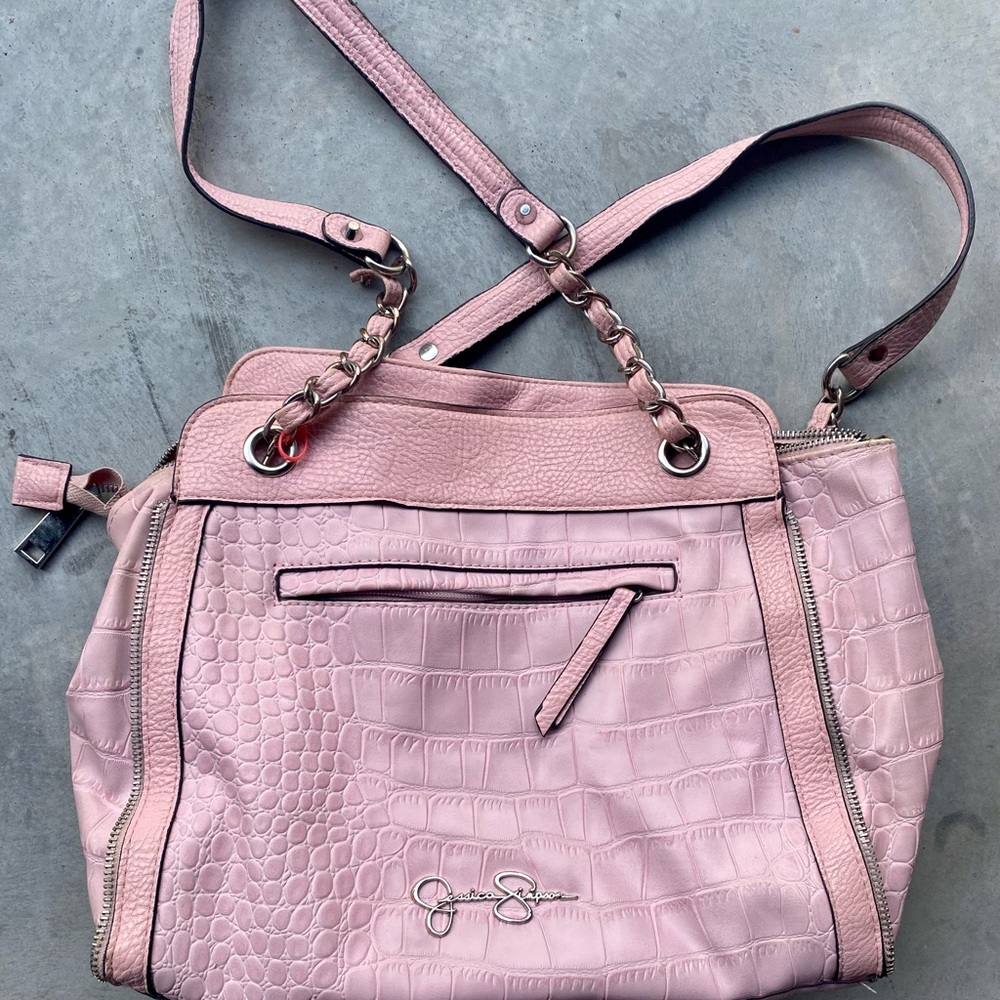 Pink Jessica Simpson purse